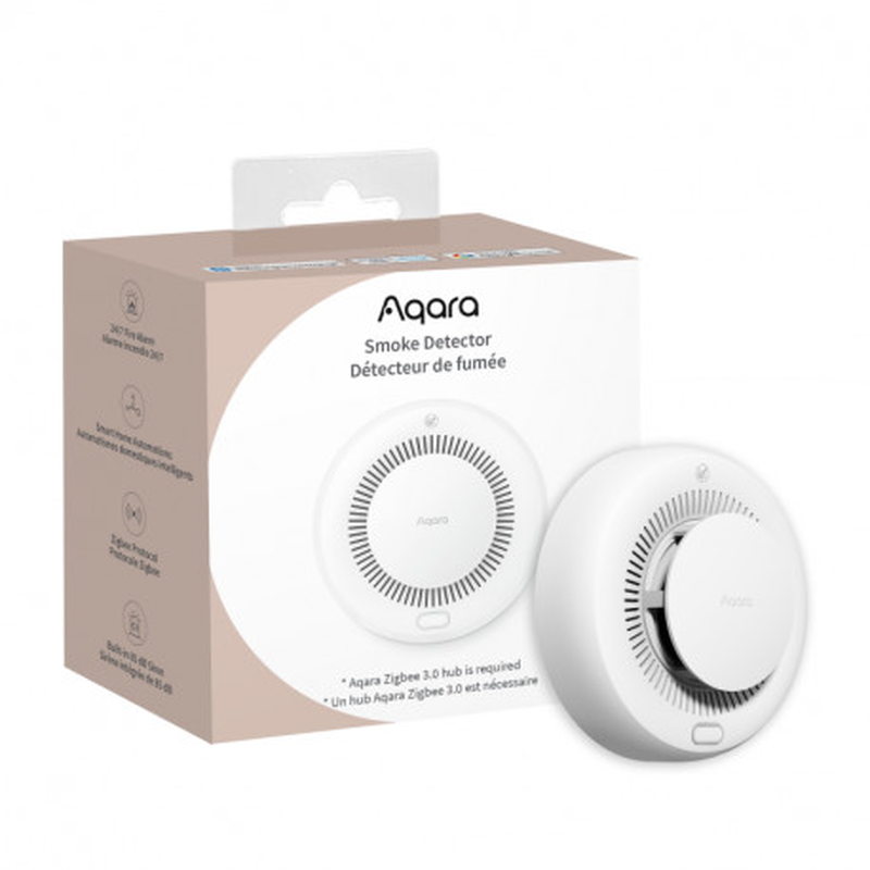 Aqara - zigbee 3.0 smoke detector sd-s01d, , medium-null