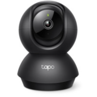 Tp-link ip camera, pan/tilt home security Wi-Fi, day/night view, 1080p full HD resolution, micro sd card storage（up to 128GB）, two-way audio, cloud support, android and ios, mobile view, motion detection, sound and light alarm