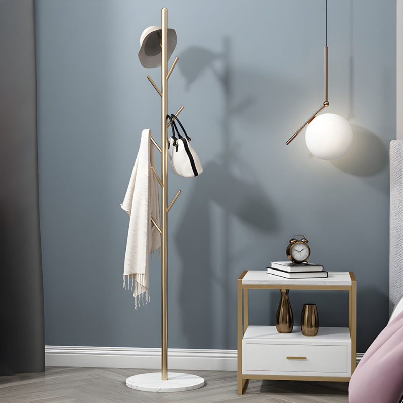 Metal cloth hanging stand-null