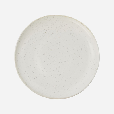 Pion lunch plate grey/white, Grey/white, medium