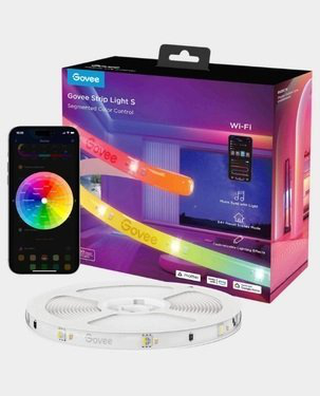 Product image: Govee led light strip rgbic smart Wi-Fi & bt w/protective coating 5m, , medium-null