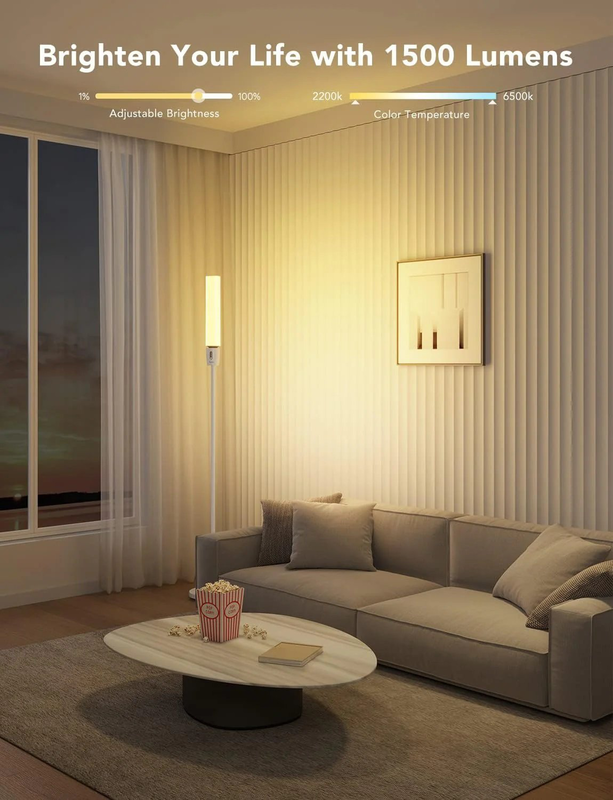 Govee lamp floor smart rgbicww (cylinder floor lamp), , medium-null