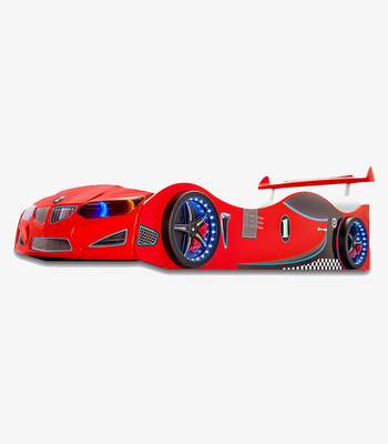 Cb1001 – gti eco race car bed /+ extras/- red, Red, medium