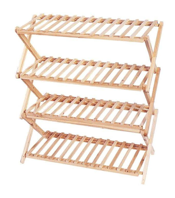 Superliving ξυλινη παπουτσοθηκη 66.5x26.5x70.5εκ.