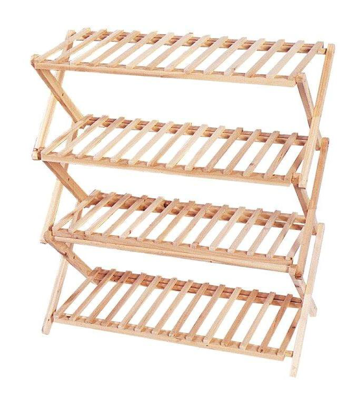Superliving ξυλινη παπουτσοθηκη 66.5x26.5x70.5εκ., , medium image number null