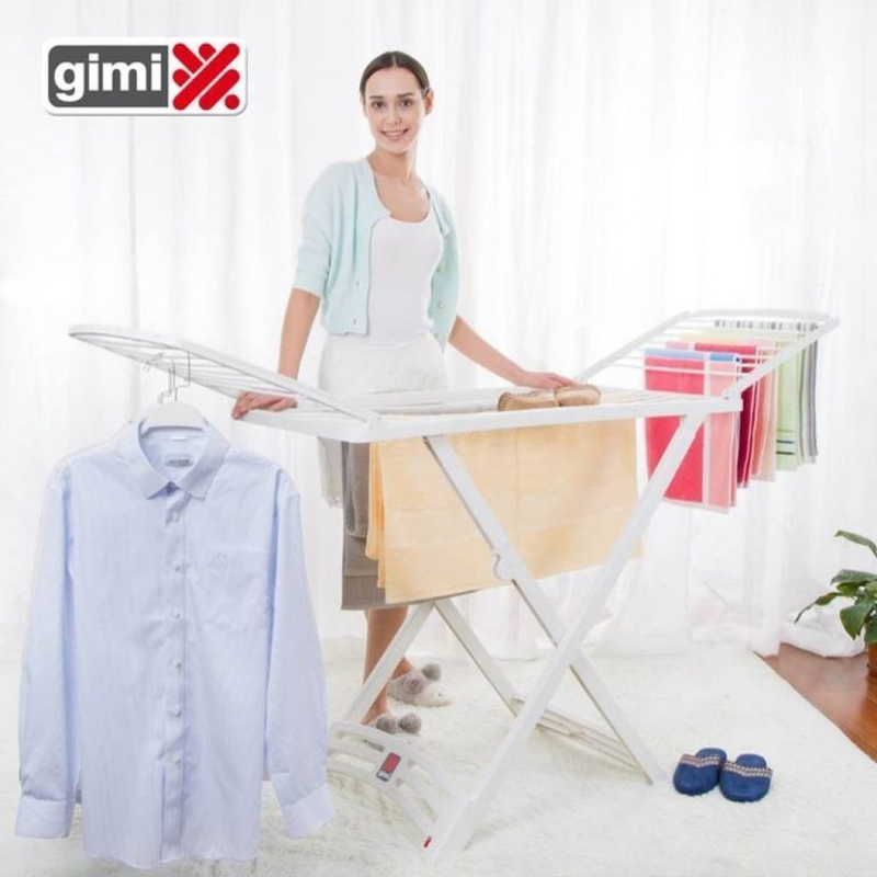 Product image: Πτυσσόμενη πλαστική απλώστρα ρούχων δαπέδου 181,5x55x88cm, , medium-null