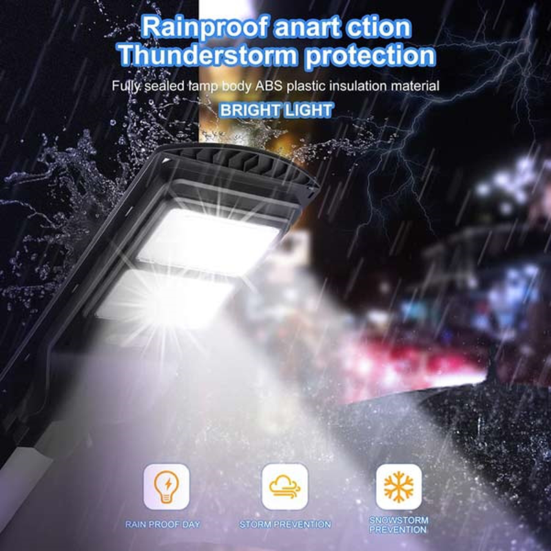 Product image: Ηλιακός προβολέας δρόμου με ανιχνευτή κίνησης, αισθητήρα φωτός και τηλεχειριστήριο 60w, , medium-null