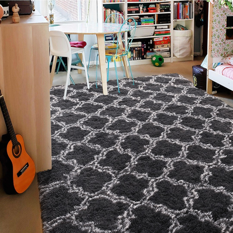 Product image: Soft fluffy carpet two tone 200x290cm #sfc94-null