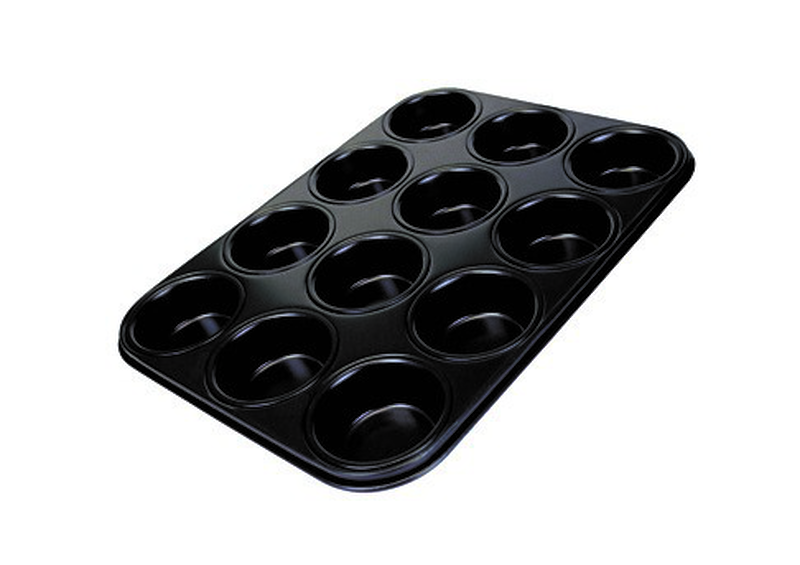 Product image: Domo φορμα για μαφιν 12 θεσεων - μαυρο, , medium-null