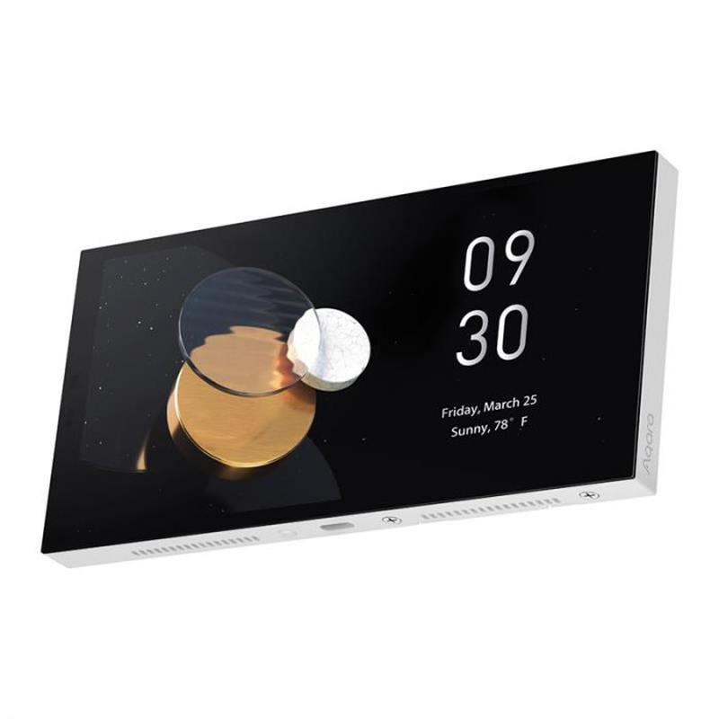 Aqara s1 plus home automation hub panel for zigbee matter lcd touch screen white, , medium-null