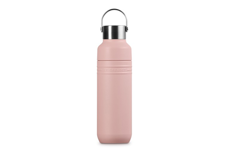 Le creuset - shell pink insulated water bottle 0.5l, , medium-null