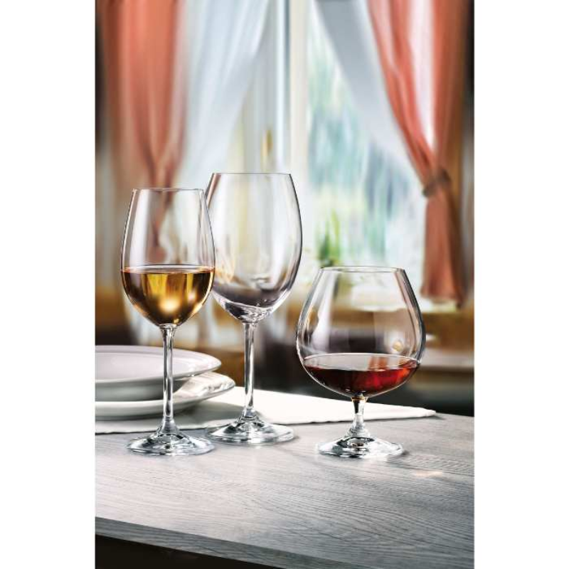 Crystal bohemia colibri wine glass - 580ml - 6pcs set image number null