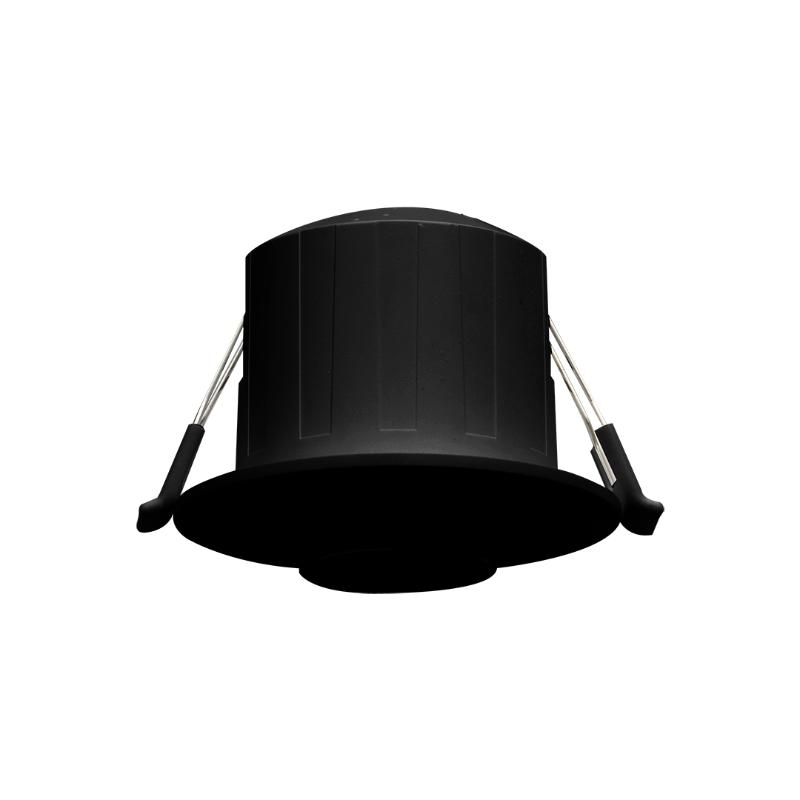 Sunlight led 6w cob recessed spot light extractable black 500lm 3cct 38&deg; ip20 &oslash;90xh110 cutout:&oslash;70mm, , medium-null