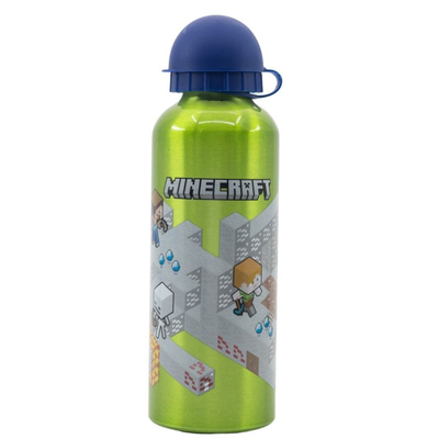 Stor : minecraft isometric high aluminium bottle 530ml 40460, , medium