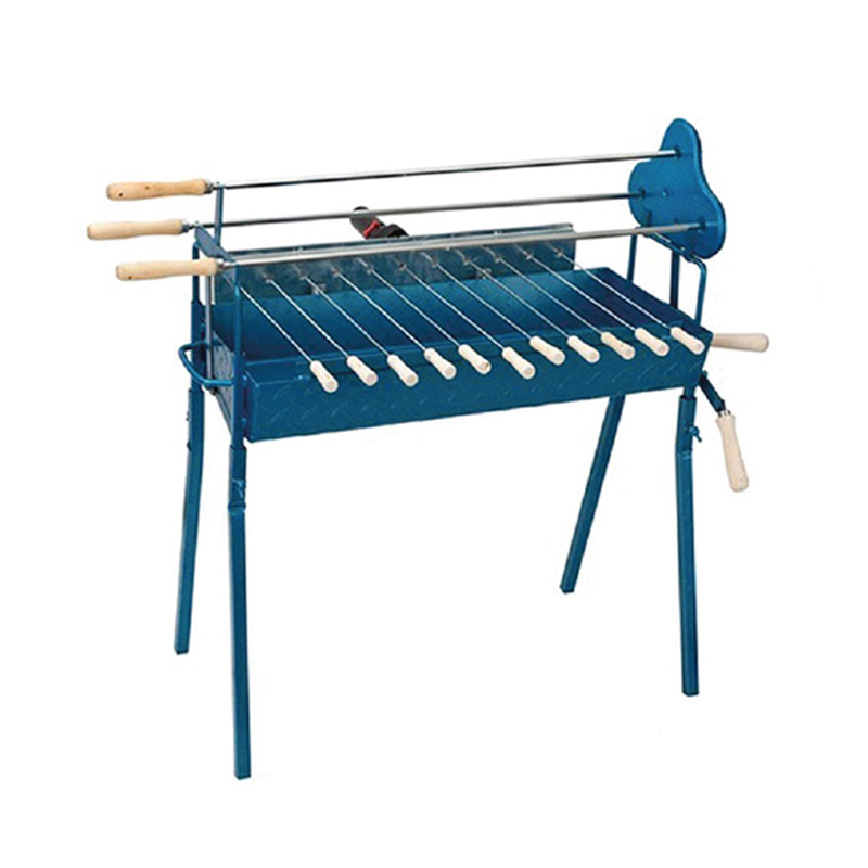 Charcoal bbq clover with mechanism 80x32cm, , medium-null