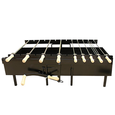 Charcoal bbq with chain 100x50cm, , medium