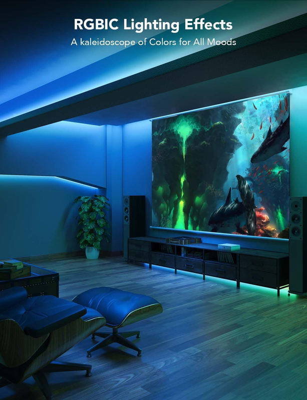 Govee rgbic basic Wi-Fi + bluetooth led strip 5m h618a, , medium-null