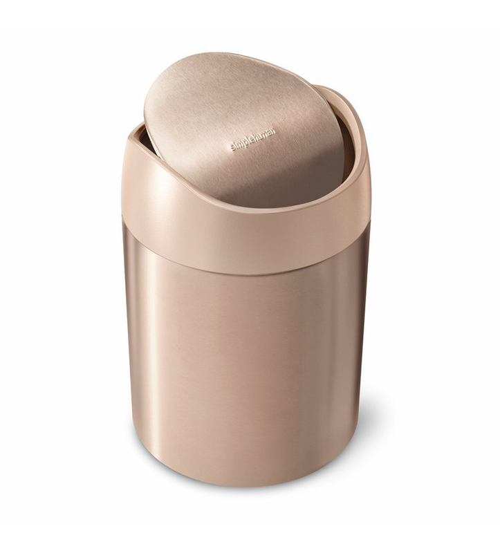 Simplehuman mini bin 1.5l - rose gold, , medium image number null