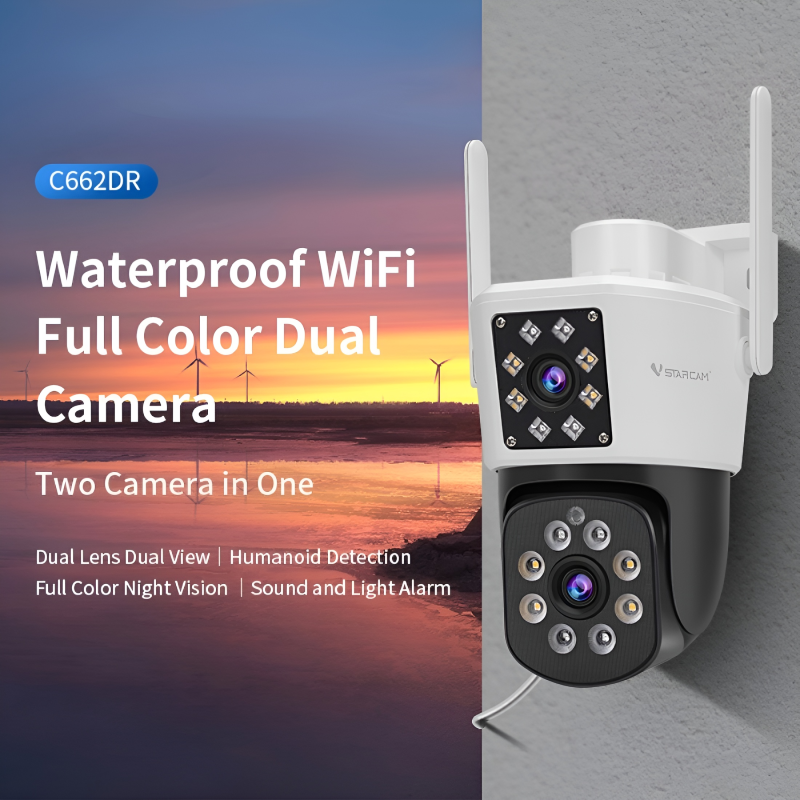 Product image: Vstarcam οutdoor ip Wi-Fi dual lens 5mp photo & 2mp video, , medium-null