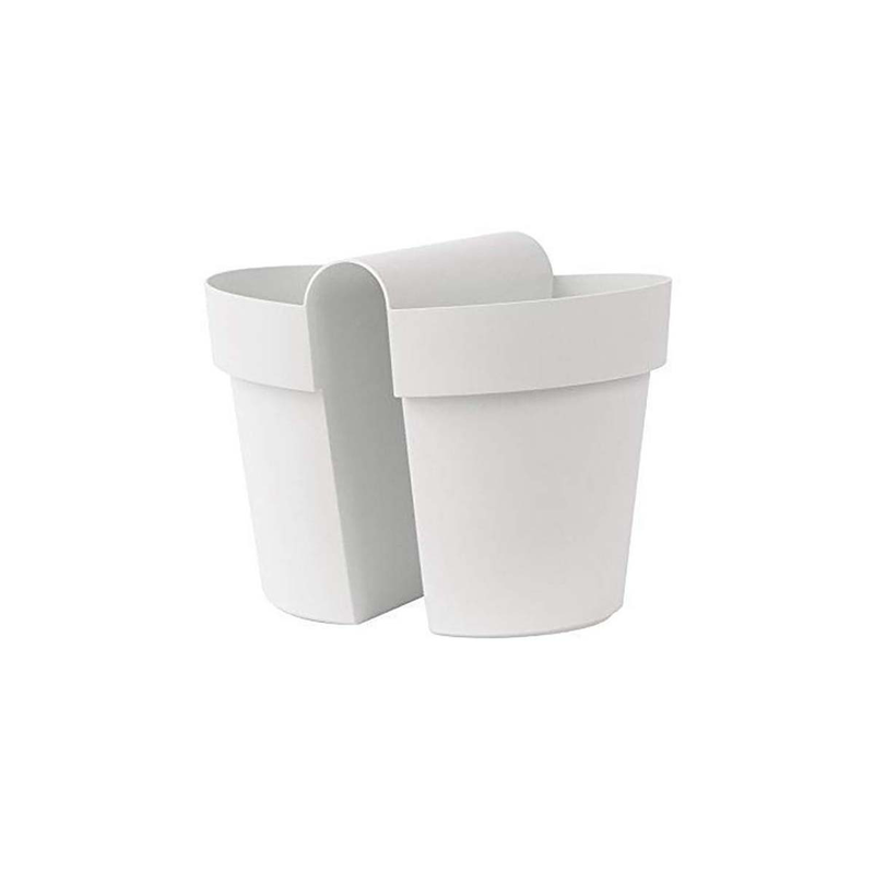 Product image: Balcony pot vaso be up 25cm double white-null