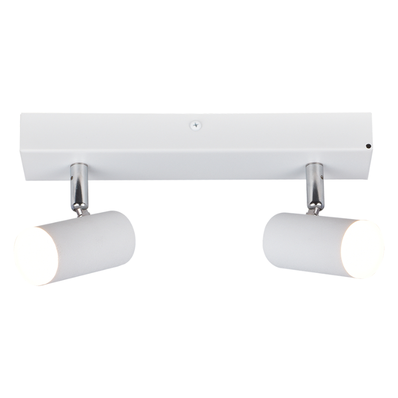 Sunlight 'como' led 5w wall light aluminium white 350lm 3000k ip44 l250xw50xh130mm, , medium-null