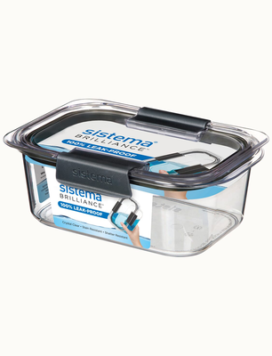 Sistema brilliance 920ml medium rect. 55110, Black, medium