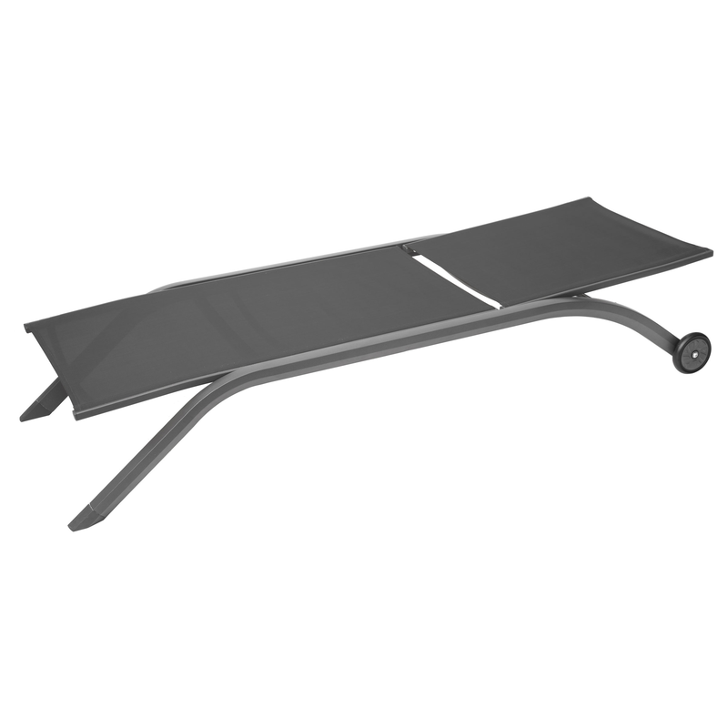 Hesperide milenio sun lounger - anthracite, , medium-null