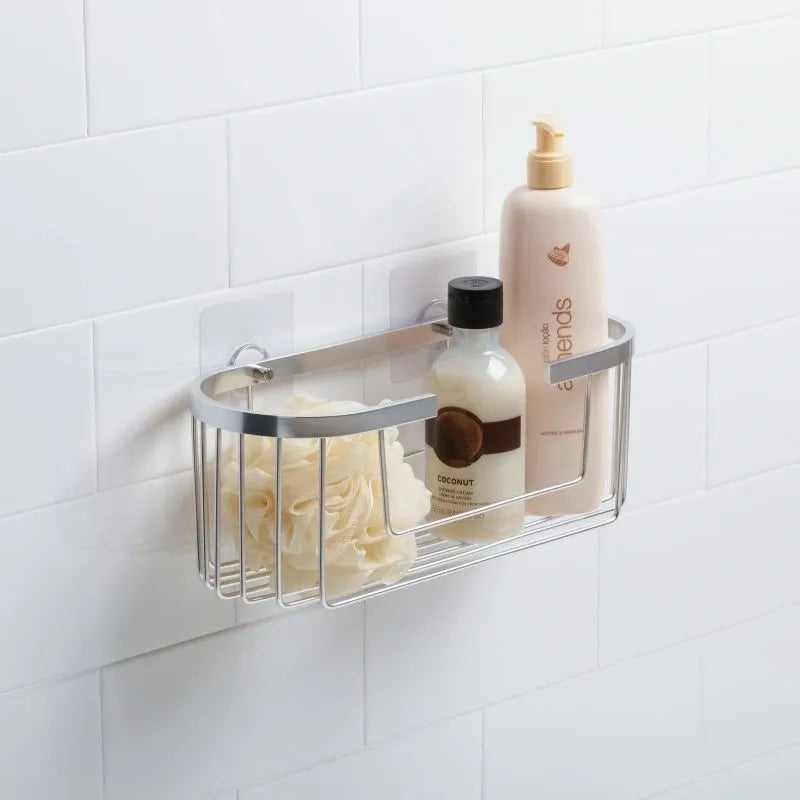 Oval storage basket aluminium-null