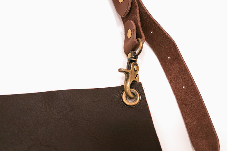 Bonfeu leather apron, , medium image number null