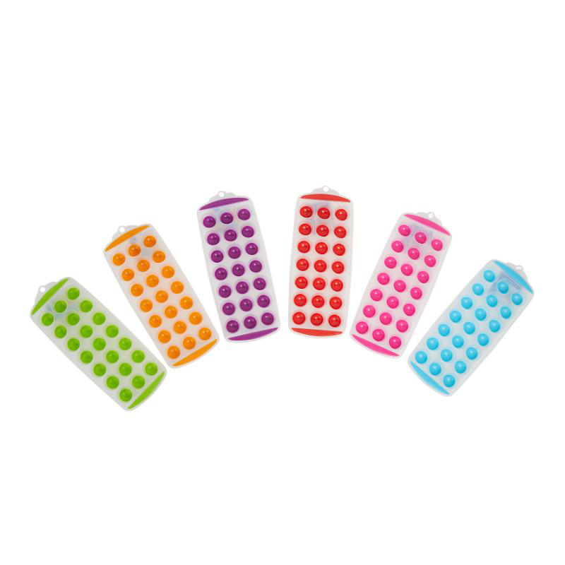 Ice cube tray - 21 ice cubes - assorted colors, , medium-null