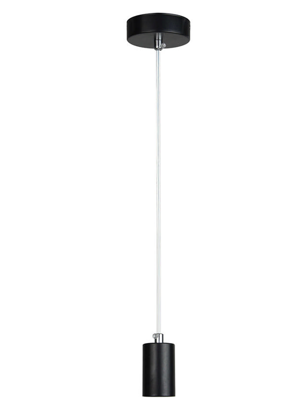 Sunlight 1xe27 (max. 60w) pendant light metal black &oslash;85xh1063mm, , medium-null
