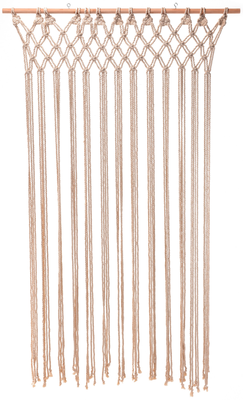 Door curtain macrame 90x180cm, , medium