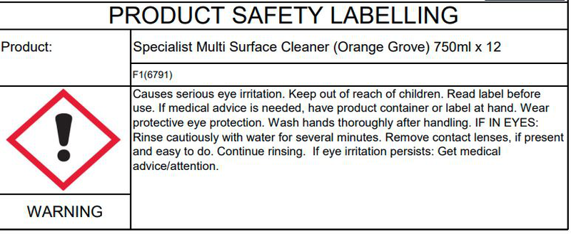 Astonish specialist multi-surface cleaner orange grove 750m, , medium image number null