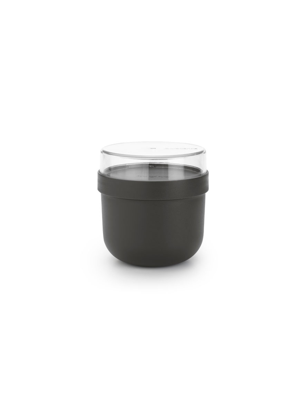 Brabantia make & take bowl 0.5l dark grey, , medium-null