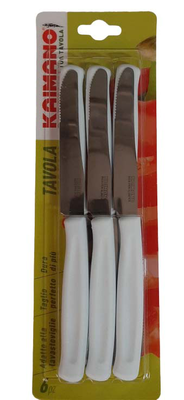Μαχαιρια 6pcs ασπρο μισο σβανωτο kaimano, , medium