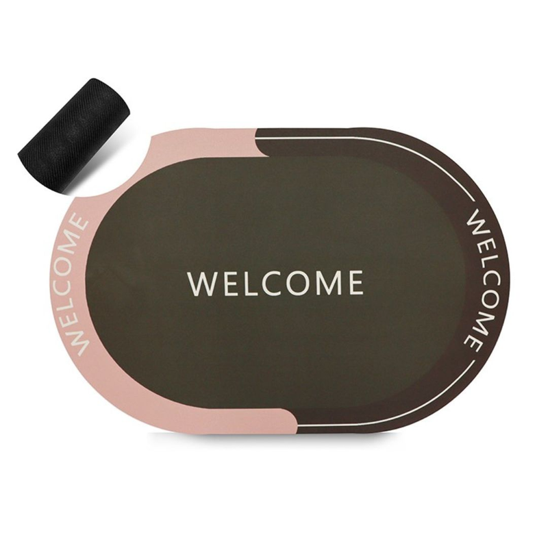 Bath mat 40x60cm with anti-slip bottom #bm15 image number null
