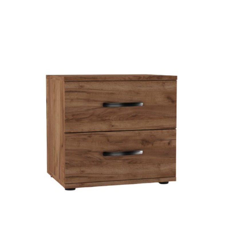 Product image: Bedsite table 2 drawers - walnut, , medium-null