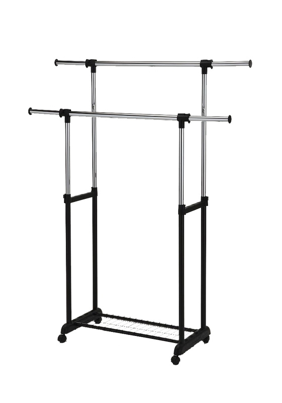 Tiddy garment rack 90-150x44x90-170cm, , medium image number null