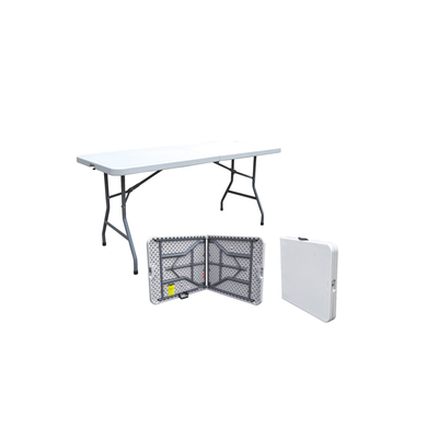 Folding plastic table 180x74cm, , medium