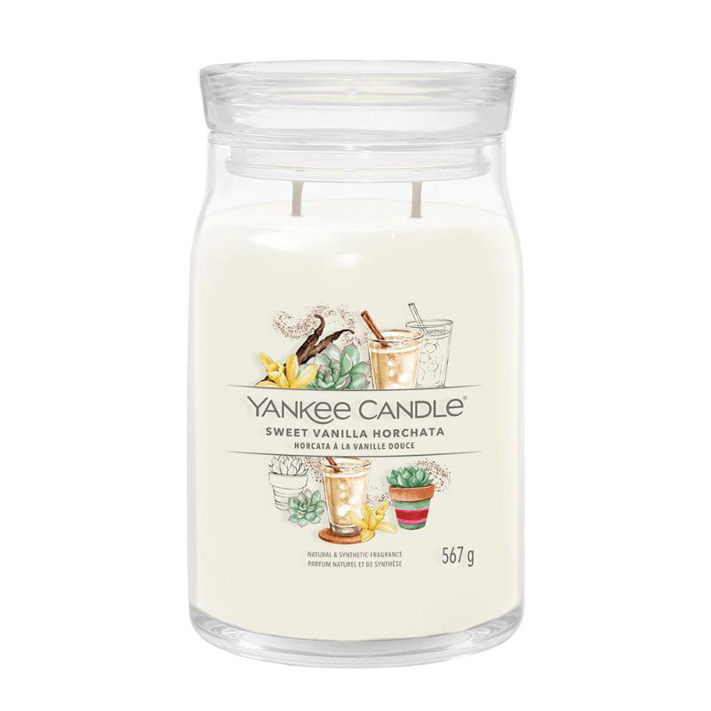 Product image: Yankee signature μεγαλο βαζο γλυκiα βανιλια horchata 567g, , medium-null