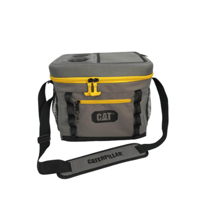 Cat cooler bag gp-63484a 24 can cooler with cup holder  and quick hatch includes bottle opener
