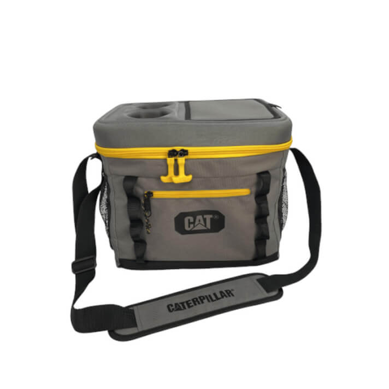 Cat cooler bag gp-63484a 24 can cooler with cup holder  and quick hatch includes bottle opener, , medium image number null
