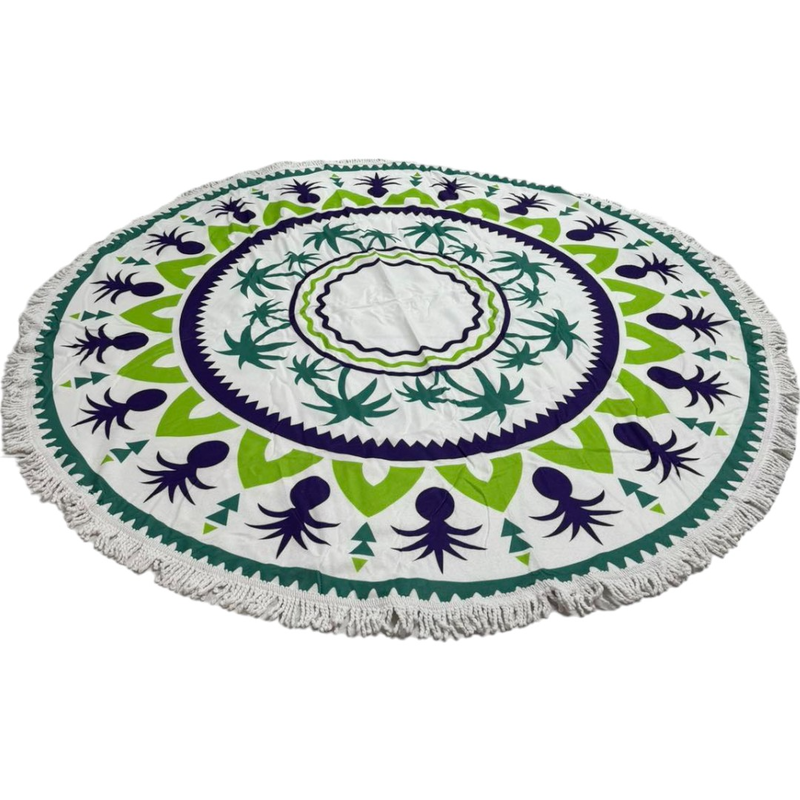Product image: Beach towel round microfibre 150cm #ag201-null