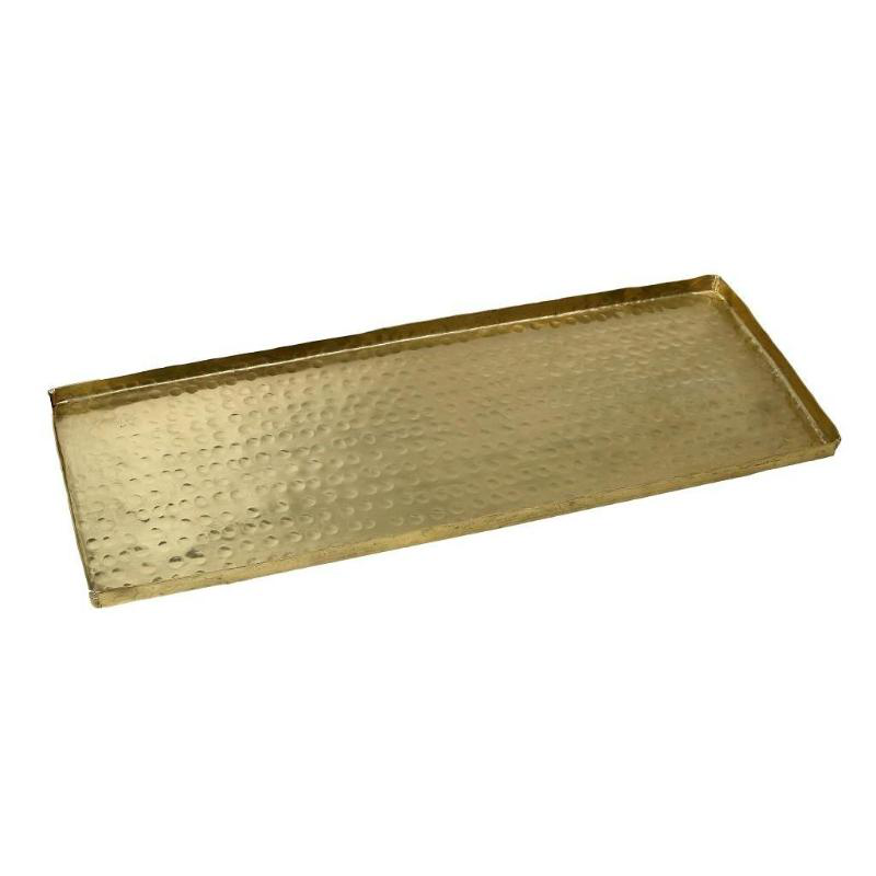 Product image: Espiel aluminium serving tray 51x18,5cm - gold, , medium-null