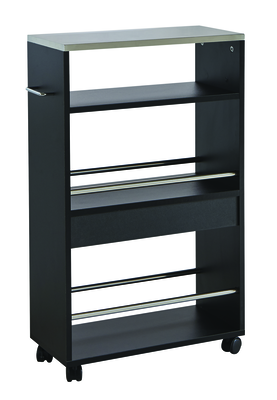 Demeyere kitchen trolley 50x24x83cm - black
