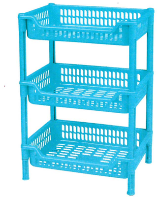 Basket shelf 3 tiers 29x41x49cm, , medium