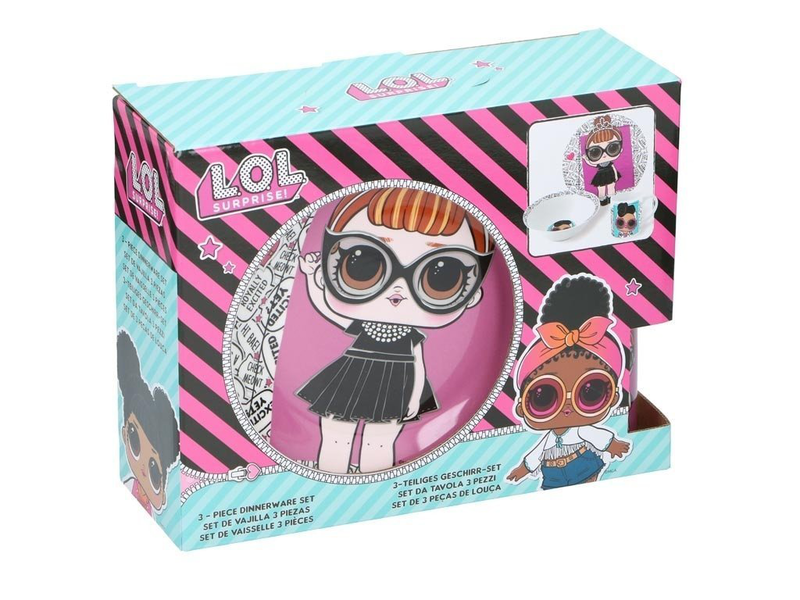 Product image: Lol παιδικό σετ πρωινού 3 τεμαχίων, , medium-null