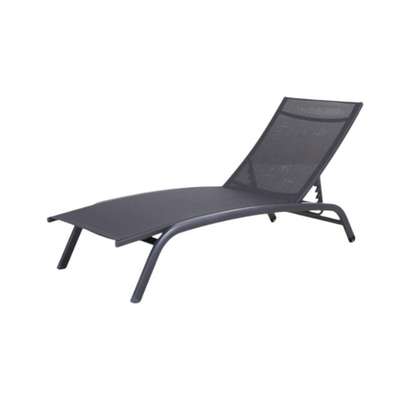 Soutdoor aegean lounge bed - black, , medium