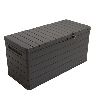 Artplast outdoor plastic trunk 118.5x52x56.8cm 350l dark grey, , medium