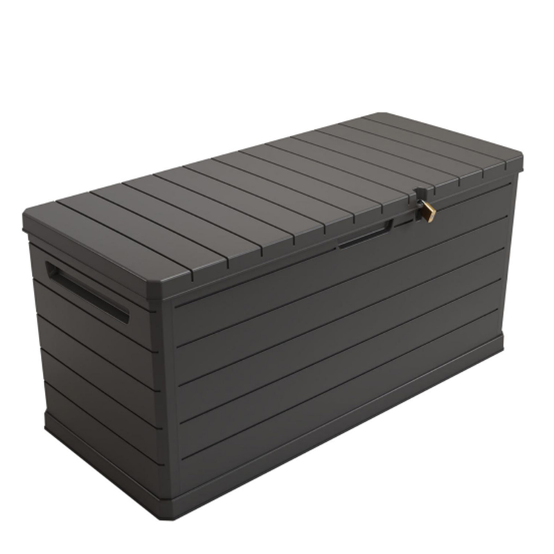 Artplast outdoor plastic trunk 118.5x52x56.8cm 350l dark grey, , medium-null